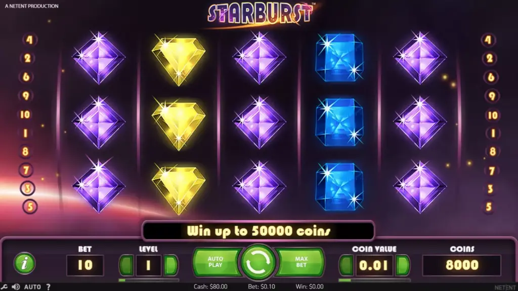 Игровой автомат Starburst